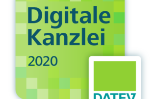 Logo Digitale Kanzlei 2020 von DATEV für Steuerberatung Braun ist Digitale Kan