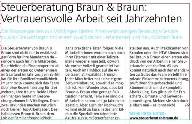 TOP-Arbeitgeber Steuerberater Braun