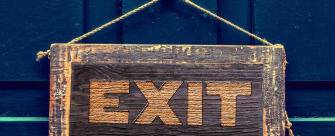 Exit Schild